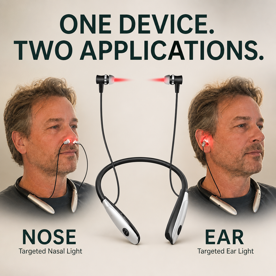 Vitalio Duo — 2-in-1 Light Ritual for Nose & Ears